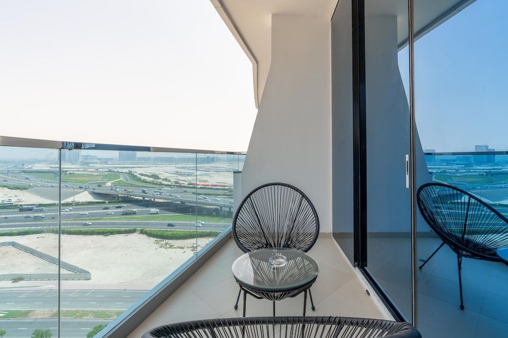 GLOBALSTAY. New Apartments in Business Bay Premier Apartment, 1 Bedroom, Balcony, Partial Lake View 5