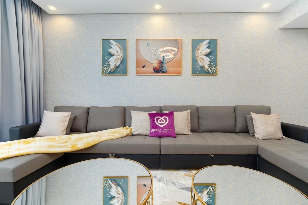 GLOBALSTAY. New Apartments in Business Bay Premier Apartment, 1 Bedroom, Balcony, Partial Lake View 2