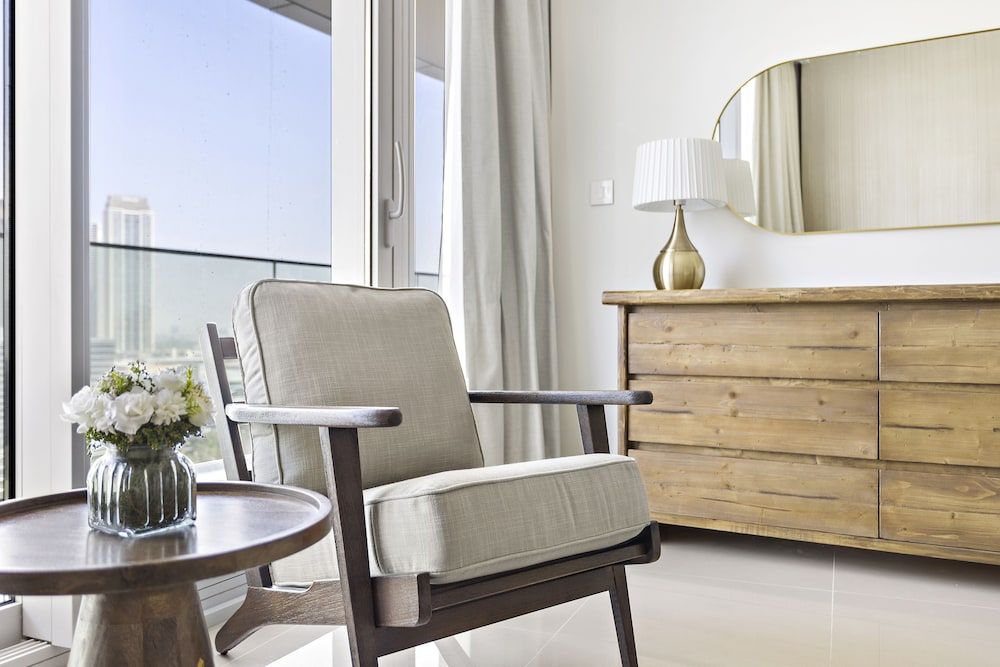 WelHome - Luxury Apartment Facing Burj Khalifa With Terrace Comfort Apartment 14