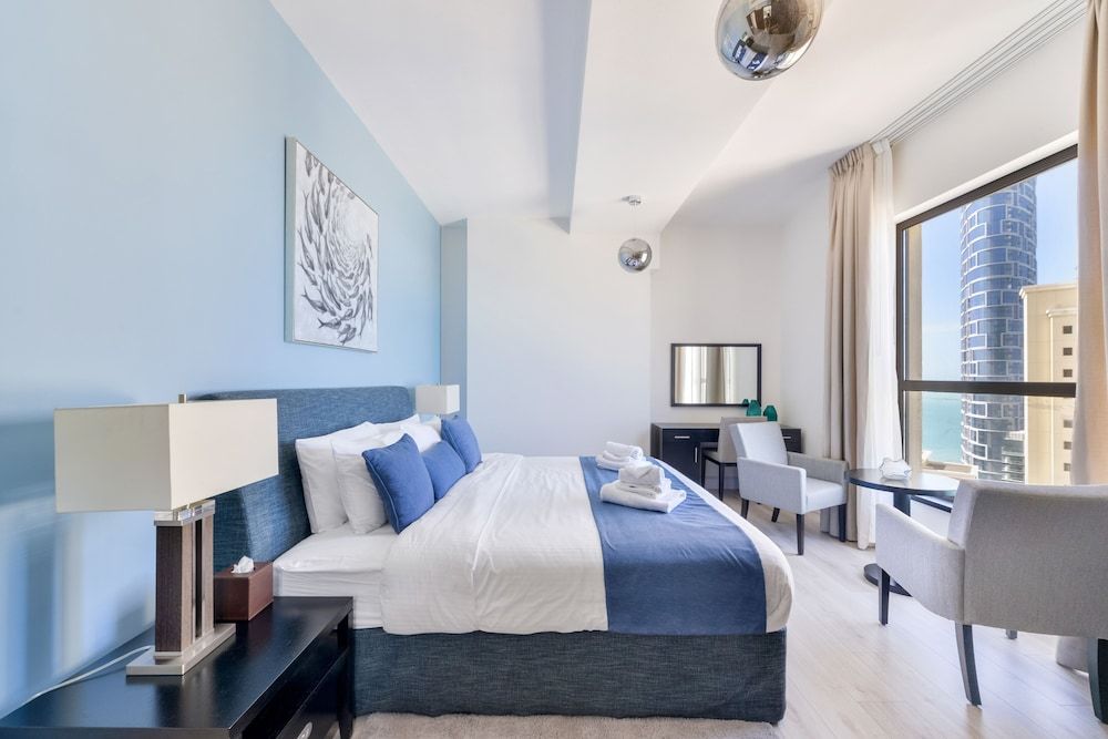 Luxury JBR Shams - Sea or Marina View - Free Beach Resorts Access! Deluxe 2BR Apartment - Sea View 3