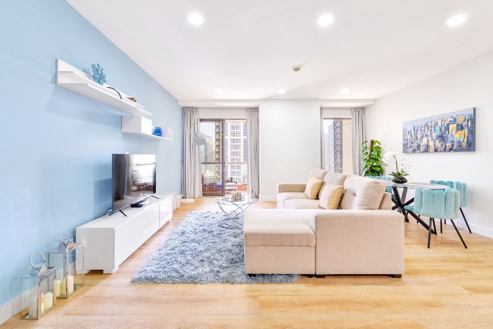 Luxury JBR - Marina View - Beach Resorts Access Deluxe 1BR Apartment  - Marina View 15