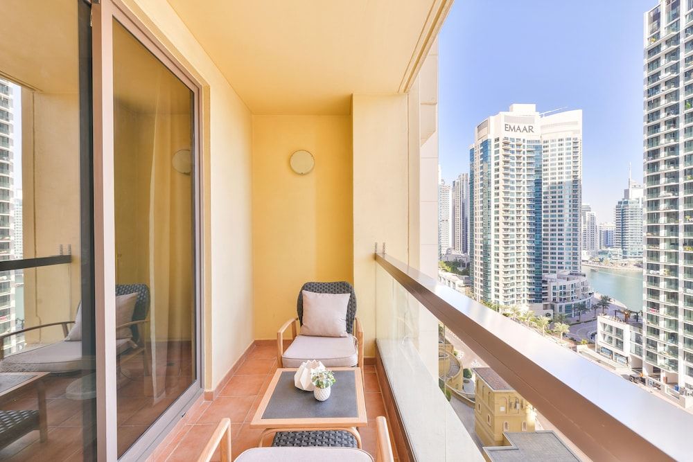 Luxury JBR - Marina View - Beach Resorts Access Deluxe 1BR Apartment  - Marina View 5