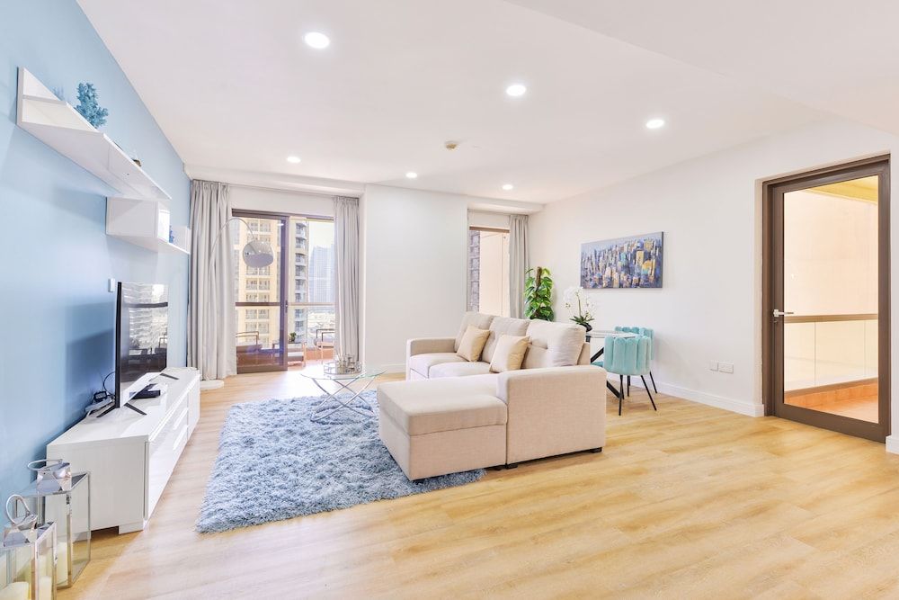 Luxury JBR - Marina View - Beach Resorts Access Deluxe 1BR Apartment  - Marina View 14