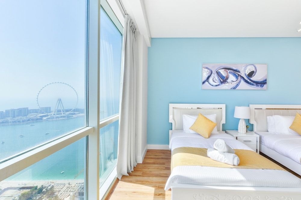 Luxury JBR - Al Fattan Full Sea View - Free Beach Resorts Access Deluxe 3BR Apartment plus maids room 3