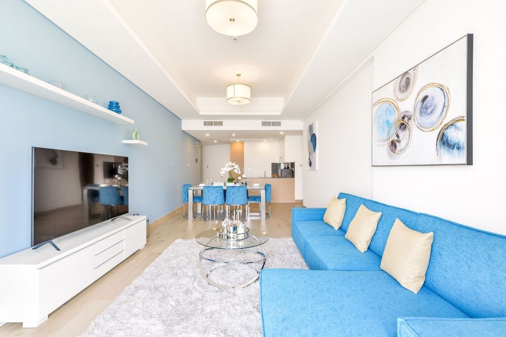 Ultra Luxury Palm - Mina Azizi Beachfront - Private Beach and Pool Ultra Deluxe Palm 2BR Apartment 21