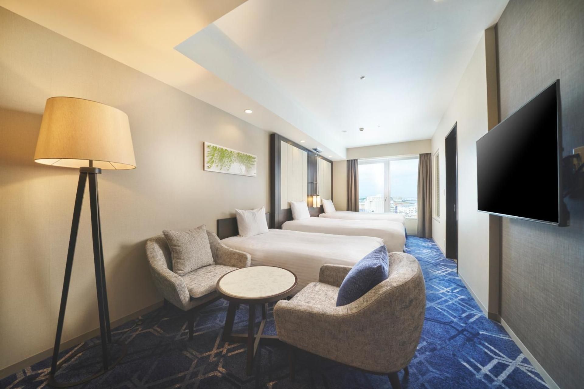 [2024 Renewal] Bay Side View Bath Twin (Twin Room with 1 Extra Bed) for 3 people