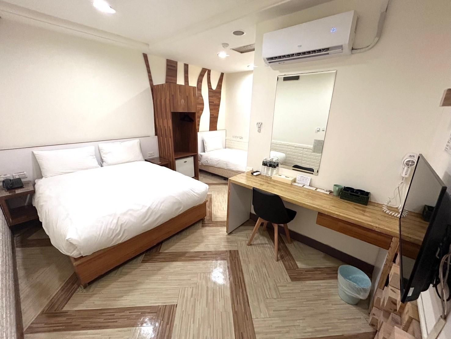 Triple Room - 1 Double Bed + 1 Single Bed