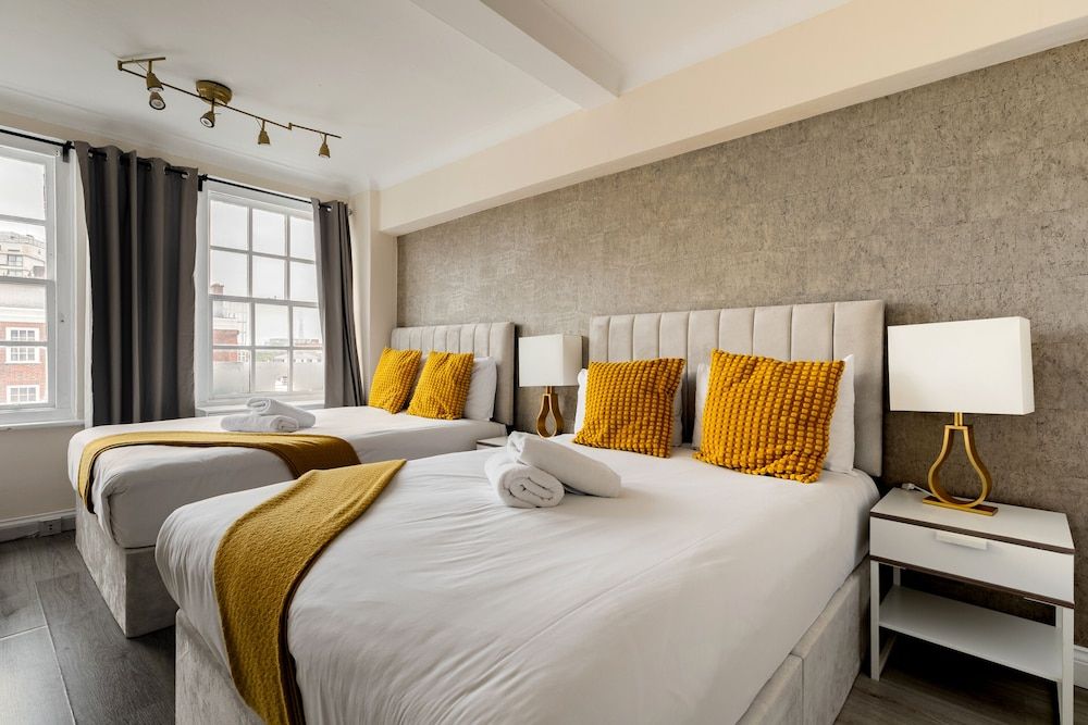 Elegant 3 Bedrooms Apartment Near Hyde Park & Oxford St Family Apartment, Ensuite