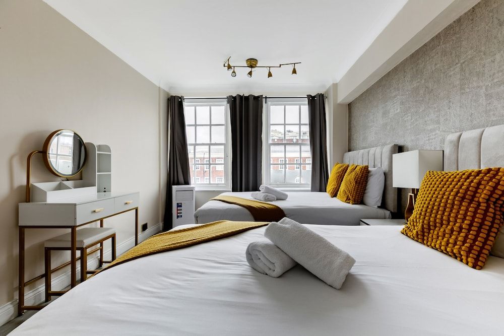 Elegant 3 Bedrooms Apartment Near Hyde Park & Oxford St Family Apartment, Ensuite 7