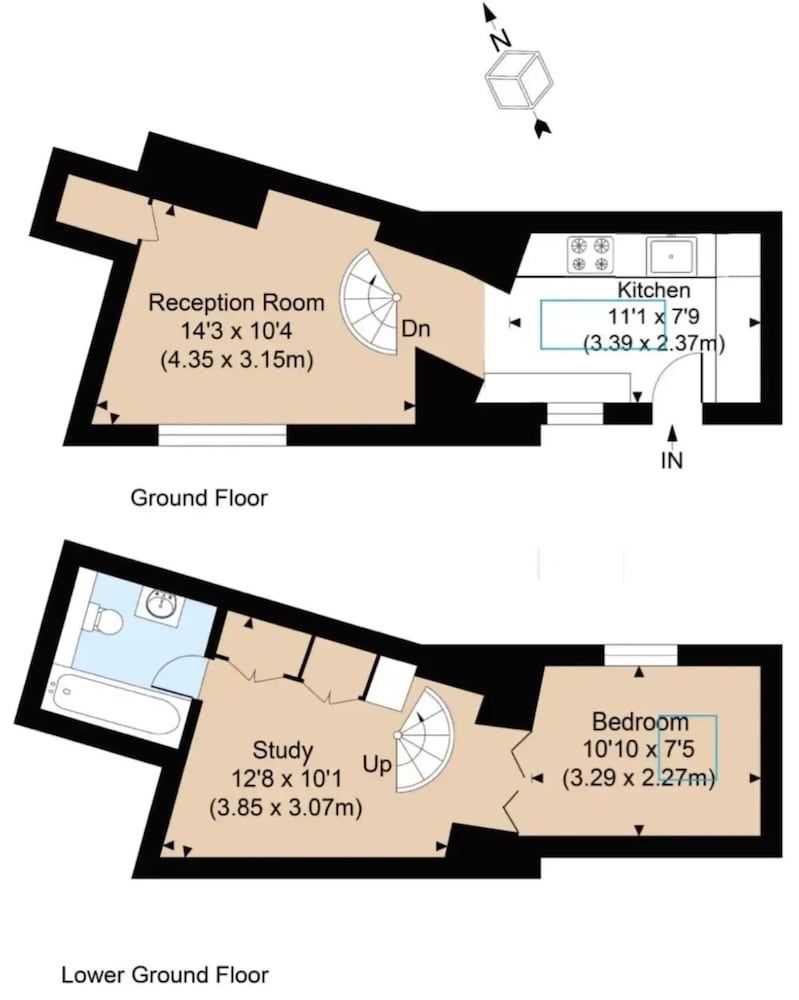 Room layout blue print