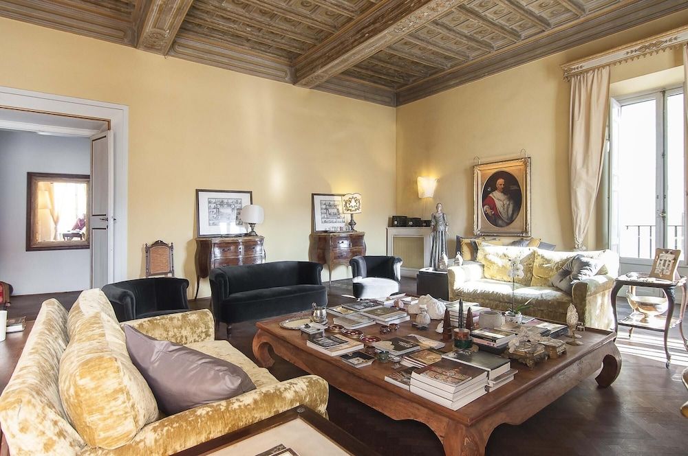 undefined Rome an Aristocratic Apartment in Historic Palace Near the Piazza Navona