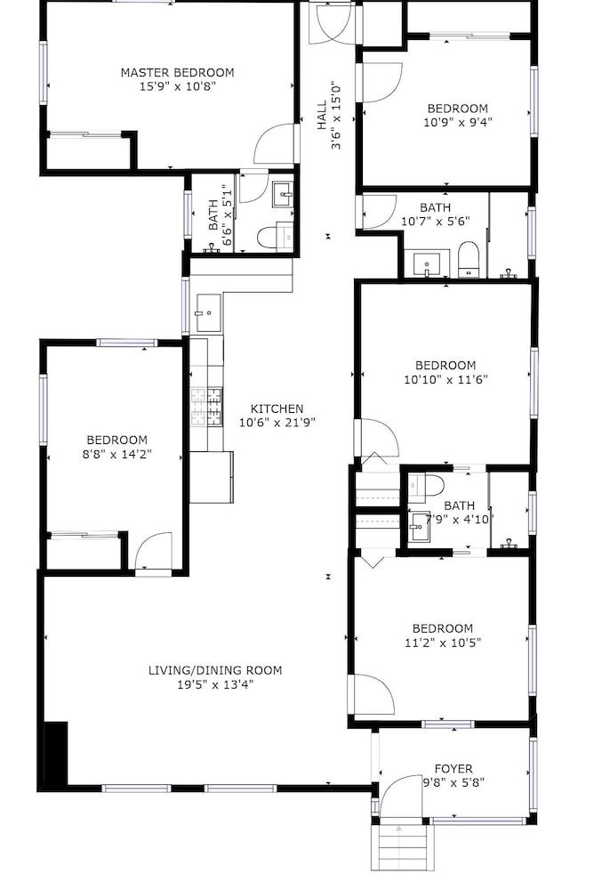 Room layout blue print