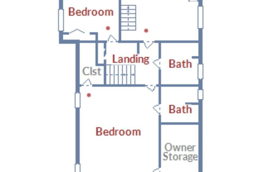 Room layout blue print