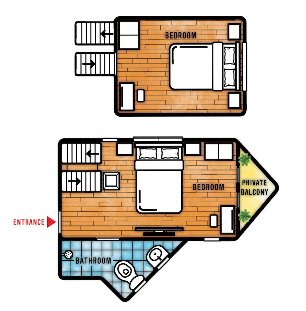 Room layout blue print