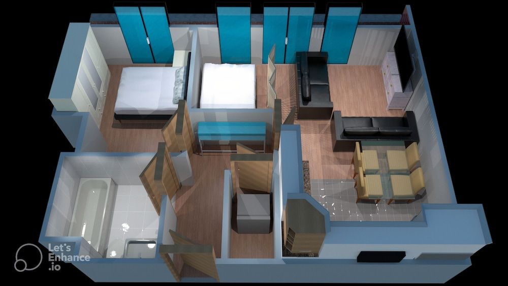 Lovely 1 bedroom apartment with a view Comfort Apartment 6