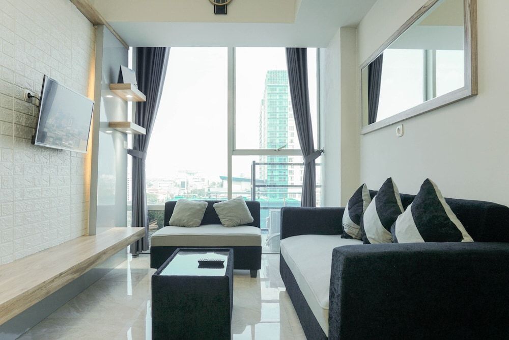 Fully Furnished with Comfortable Design 2BR Harco Mangga Besar Apartment Room 17