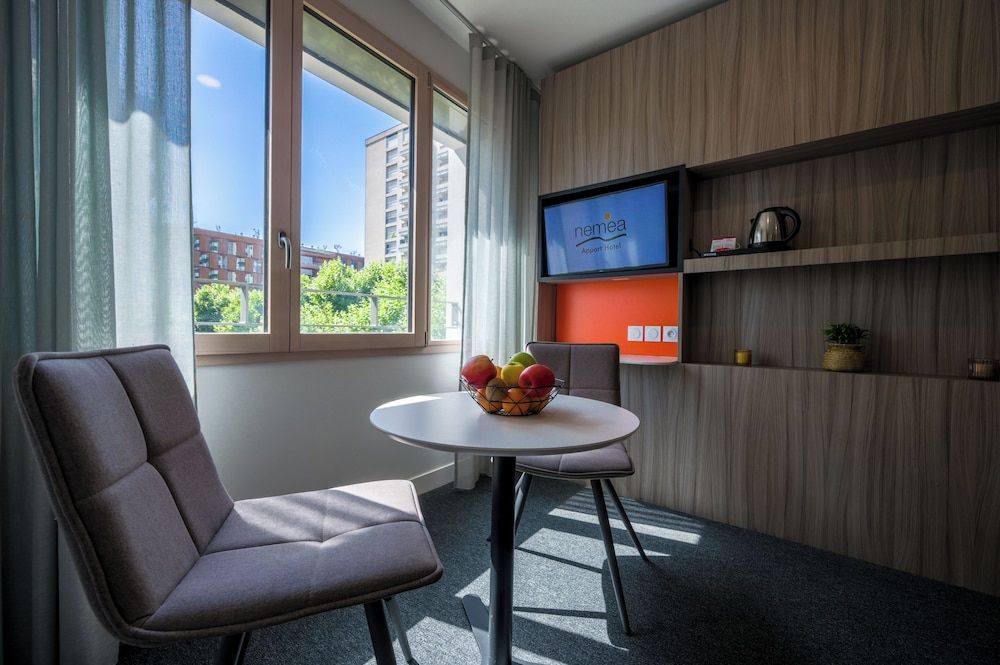 Nemea Appart Hotel So Cloud Lyon Part Dieu Double Room, 1 Double Bed, Non Smoking 14