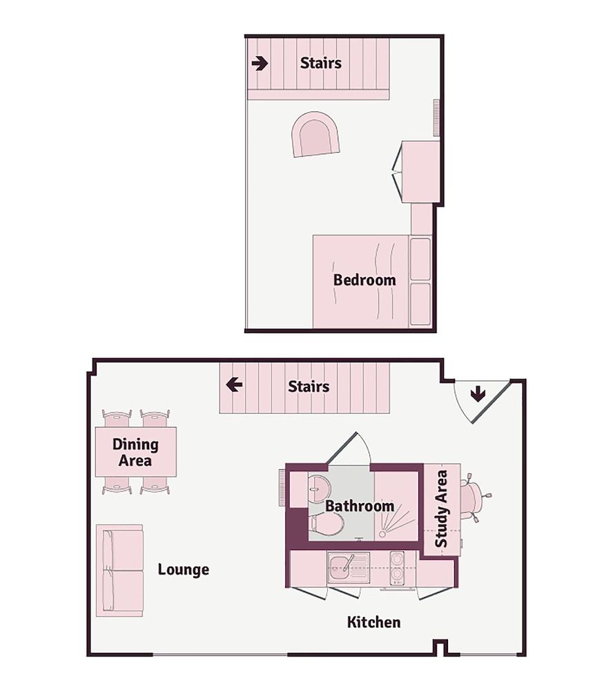 Room layout blue print
