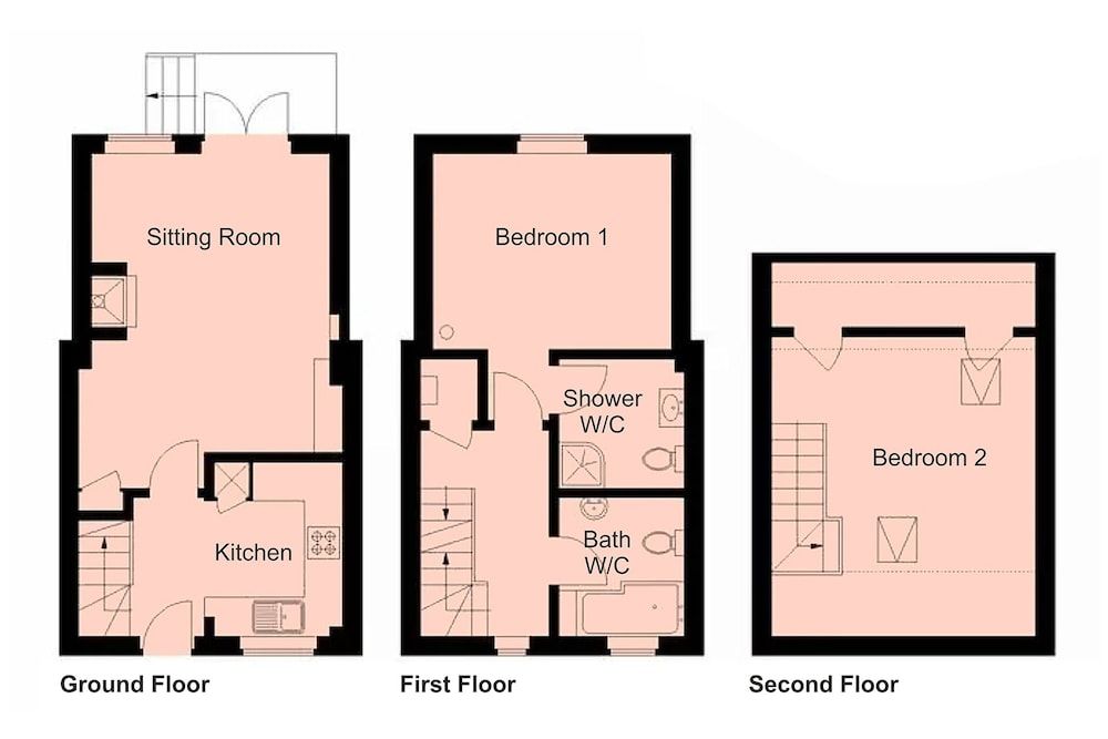 Room layout blue print