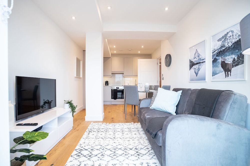 Deluxe & Chic 1 & 2 Bed Apts near Heathrow, Legoland, & Windsor Slough Apartment, 2 Bedrooms, Non Smoking 6