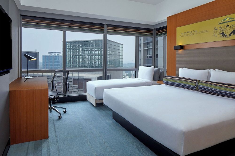 Aloft Kuala Lumpur Sentral Room, 1 King Bed with Sofa bed, Corner