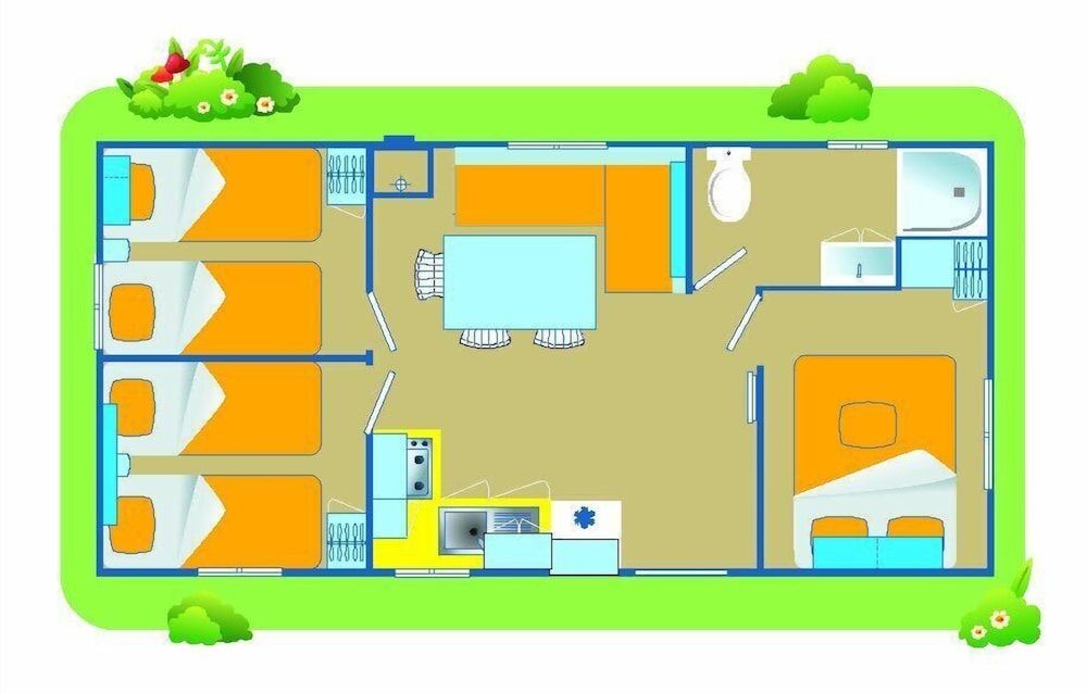 Premium Mobile Home, 3 Bedrooms