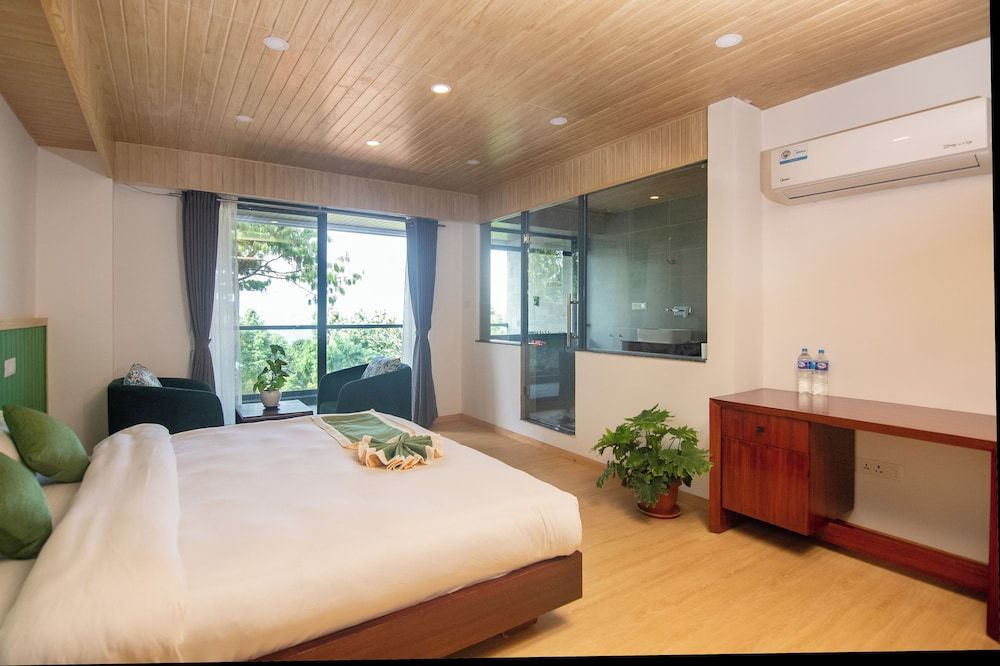 Peaceful Cottage & Cafe du Mont Deluxe Double or Twin Room 12