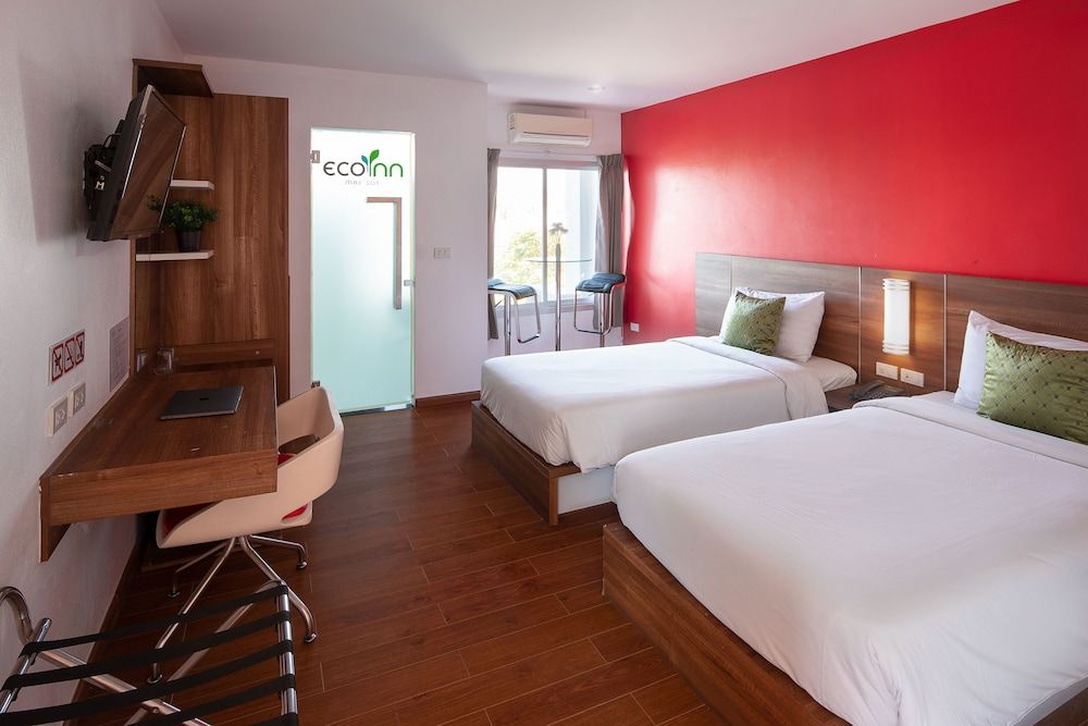 Eco Inn Prime Mae Sot Deluxe, 2 Twin Beds, Non Smoking, City View 2