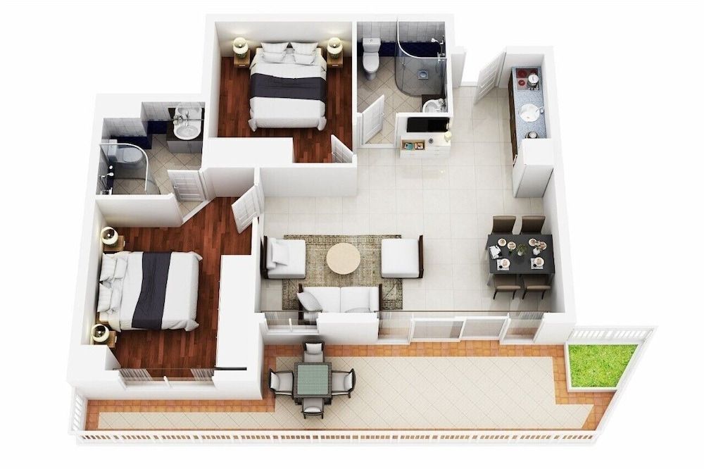 Room layout blue print