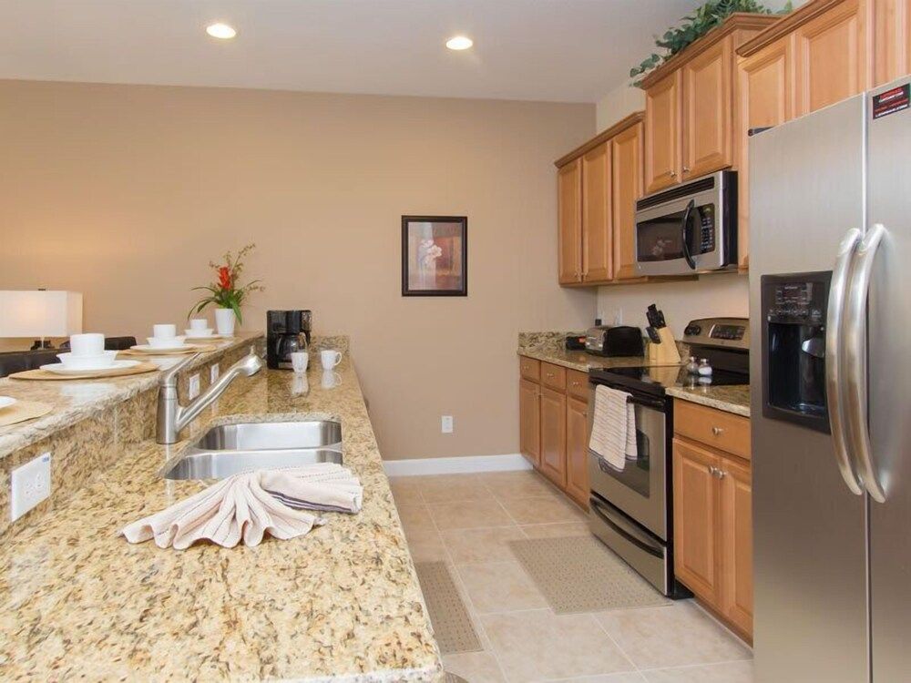 Ov2893 - Paradise Palms - 4 Bed 3 Baths Townhome Family Townhome, Kitchen, Garden Area 8