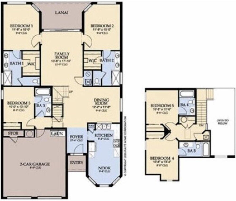 Room layout blue print