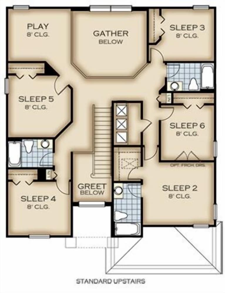Room layout blue print