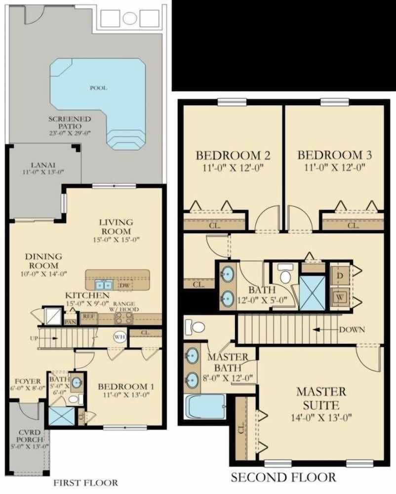 Townhome W/splashpool In Storey Lake -1610st 4 Bedroom Townhouse by Redawning Townhome, 4 Bedrooms 20