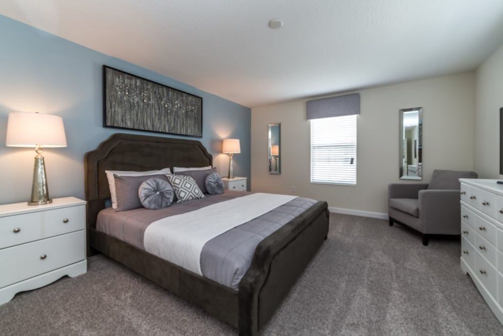 Cool and Modern 5 Bed 4 Ba Game Room Pool Spa 4724sh Villa (Storey Lake 5 Bedroom Private Pool Br)