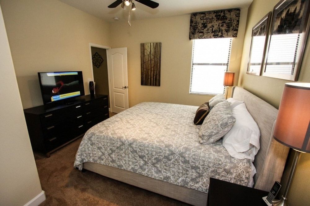 Ov4103 - Champions Gate Resort - 4 Bed 3 Baths Villa Family Condo, Balcony, Garden Area 5