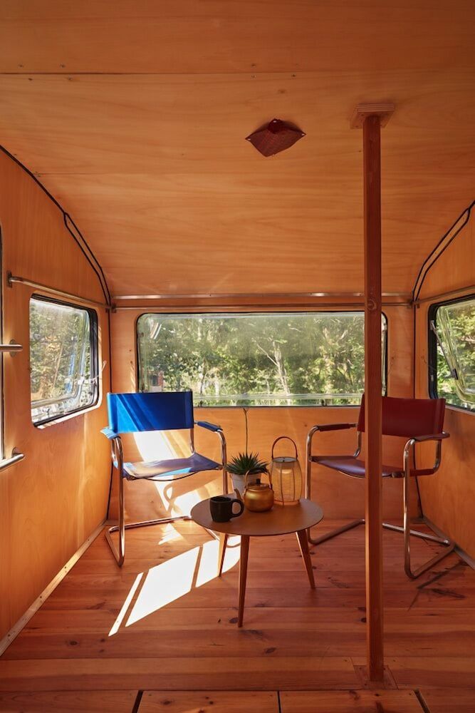 La Belle Folie Suspended Caravan