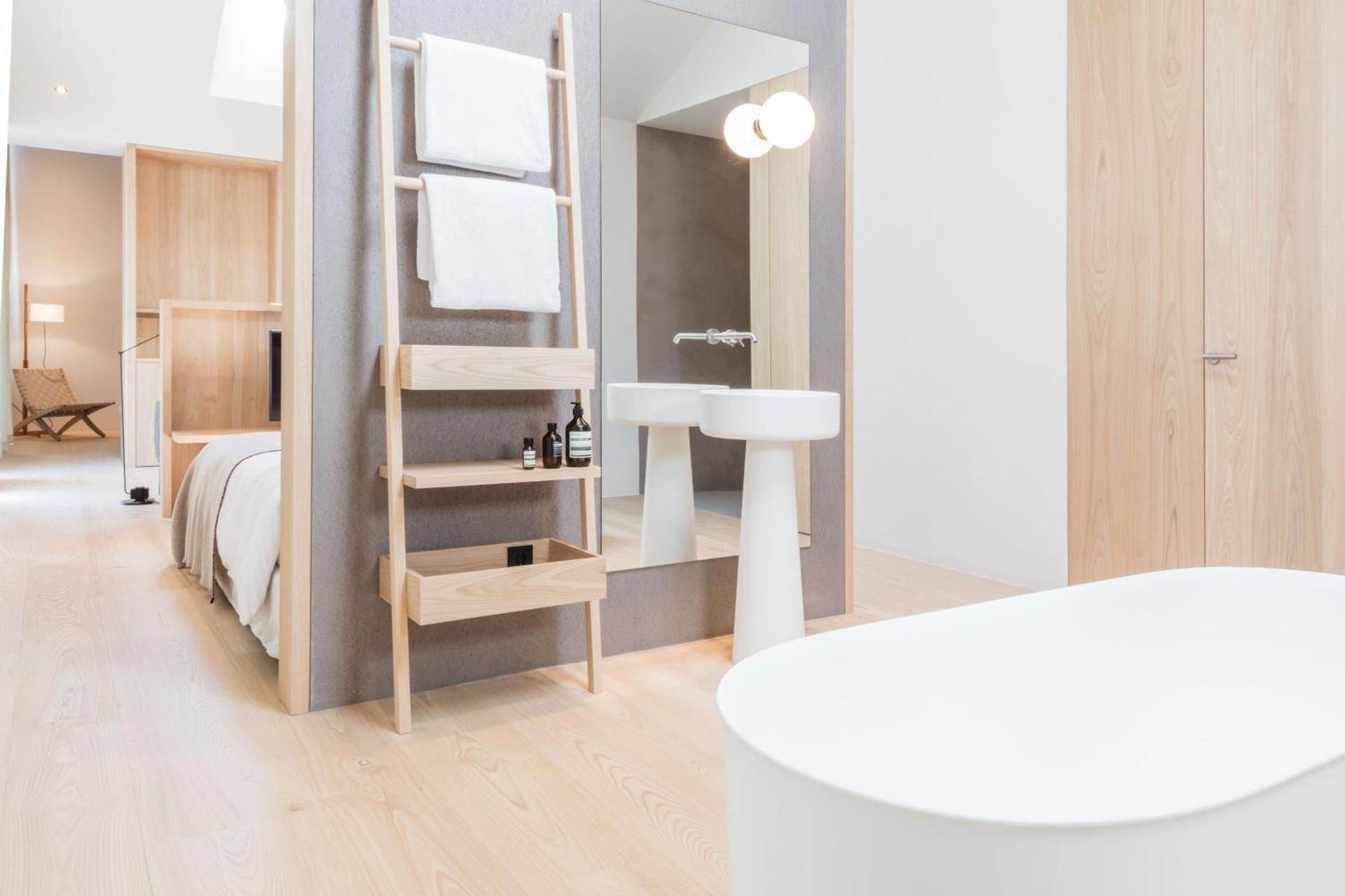 Suite with town view