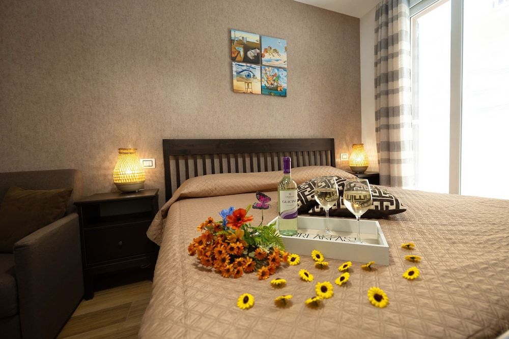 Sunset House Balestrate Comfort Room, 1 King Bed with Sofa bed, Courtyard View 2