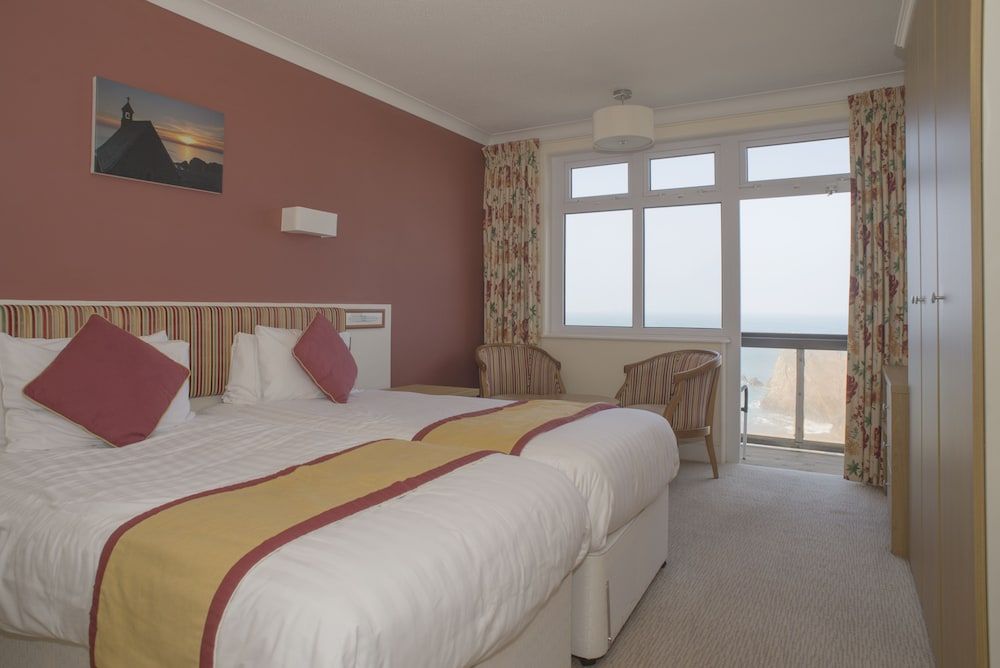 Deluxe Double Room, 1 King Bed, Balcony, Sea View