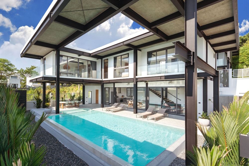 undefined Trendy Modern Pool Villa Sunset Garden 4 2