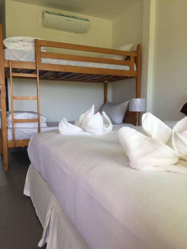 Deluxe Quadruple Room, Multiple Beds, Garden View, Ground Floor