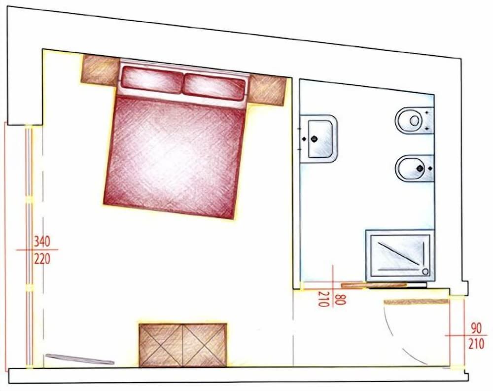 Deluxe Double Room, Garden View (Rossanella)
