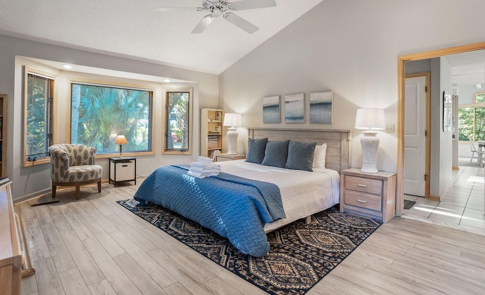 House, Multiple Beds, Patio, Garden View