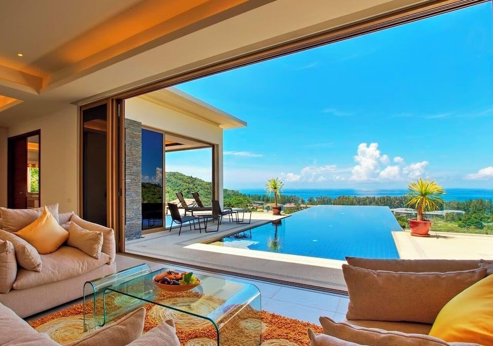 undefined "panoramic Seaview 650sqm 4br Pool Villa 2 min Drive to Naithon Beach" 4
