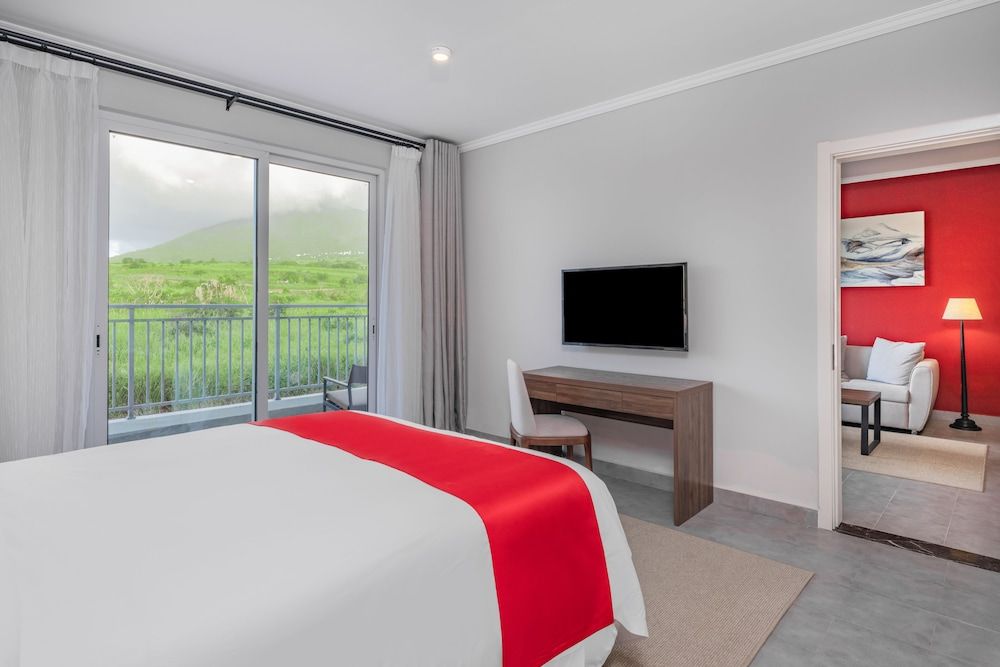 Deluxe Room, 1 Queen Bed, Non Smoking, Partial Ocean View