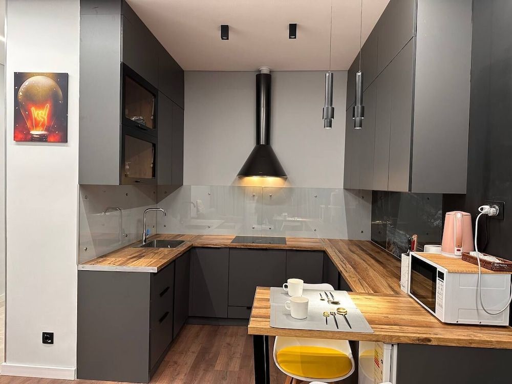 Prego apartments Almatau Design Studio, 1 Bedroom, Refrigerator & Microwave, City View 2