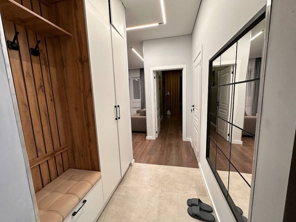 Prego apartments Almatau Design Studio, 1 Bedroom, Refrigerator & Microwave, City View 6