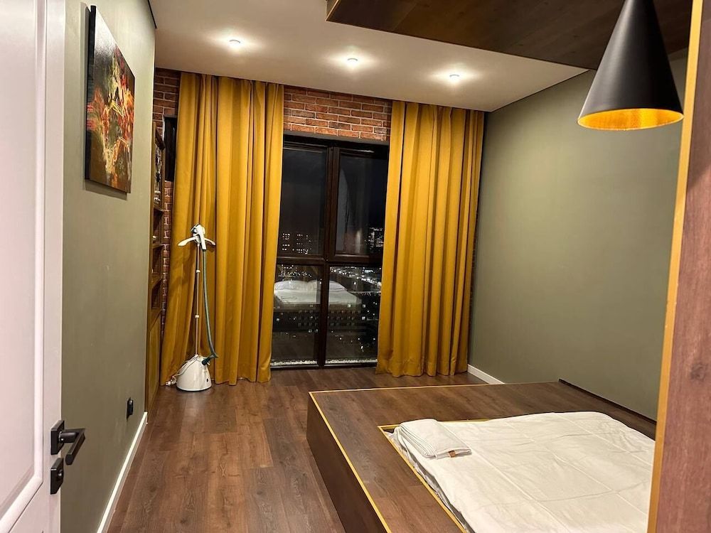 Prego apartments Almatau Design Studio, 1 Bedroom, Refrigerator & Microwave, City View 8