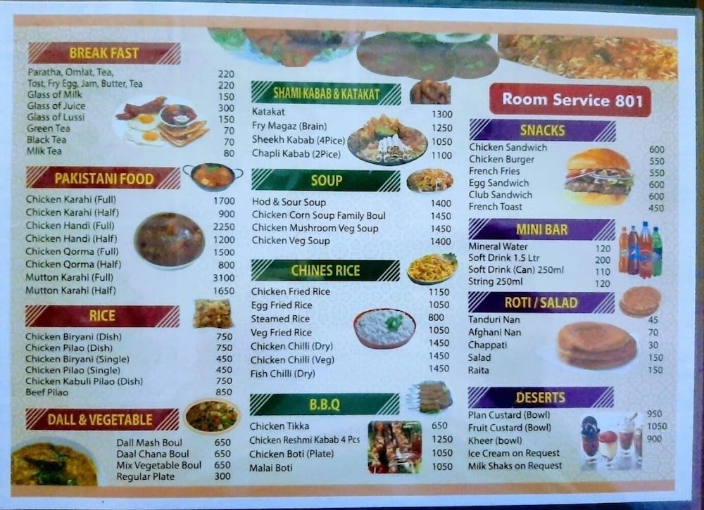 Breakfast buffet