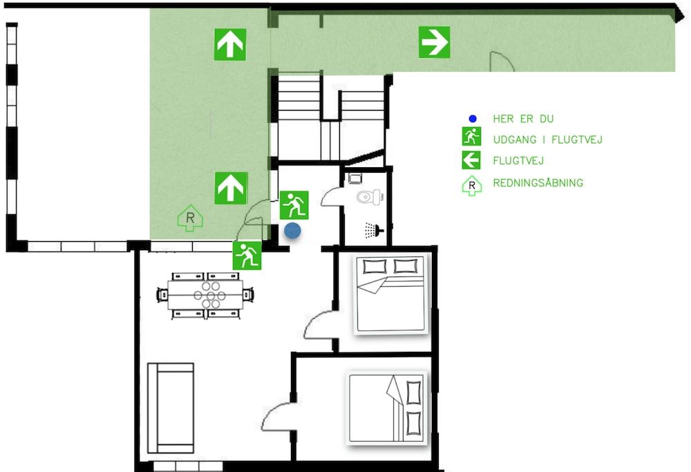 Room layout blue print